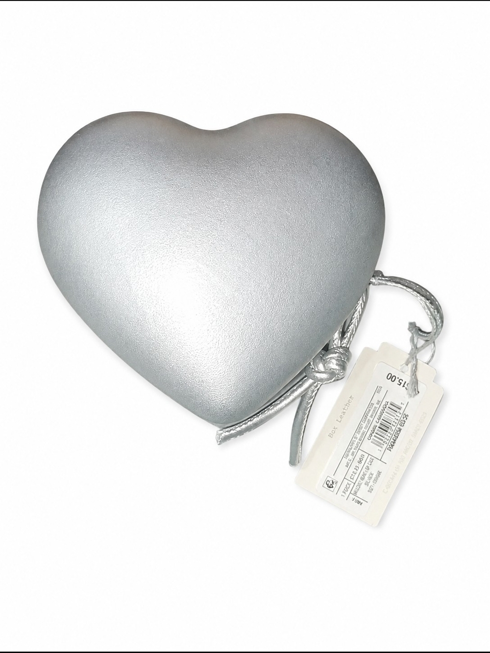 Silver Heart Travel Jewelry Box NWT